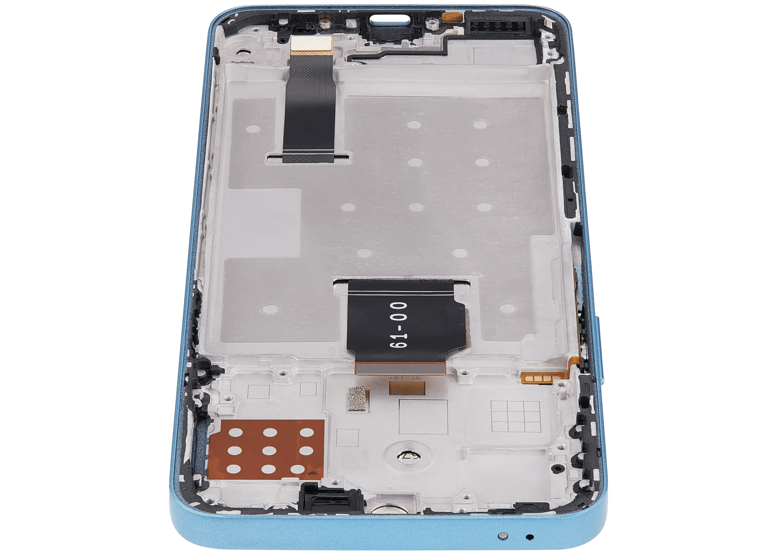LCD Display mit Rahmen für Honor X8A / X50i / 90 Lite (Aftermarket Plus) (Cyan Lake) – Bild 4