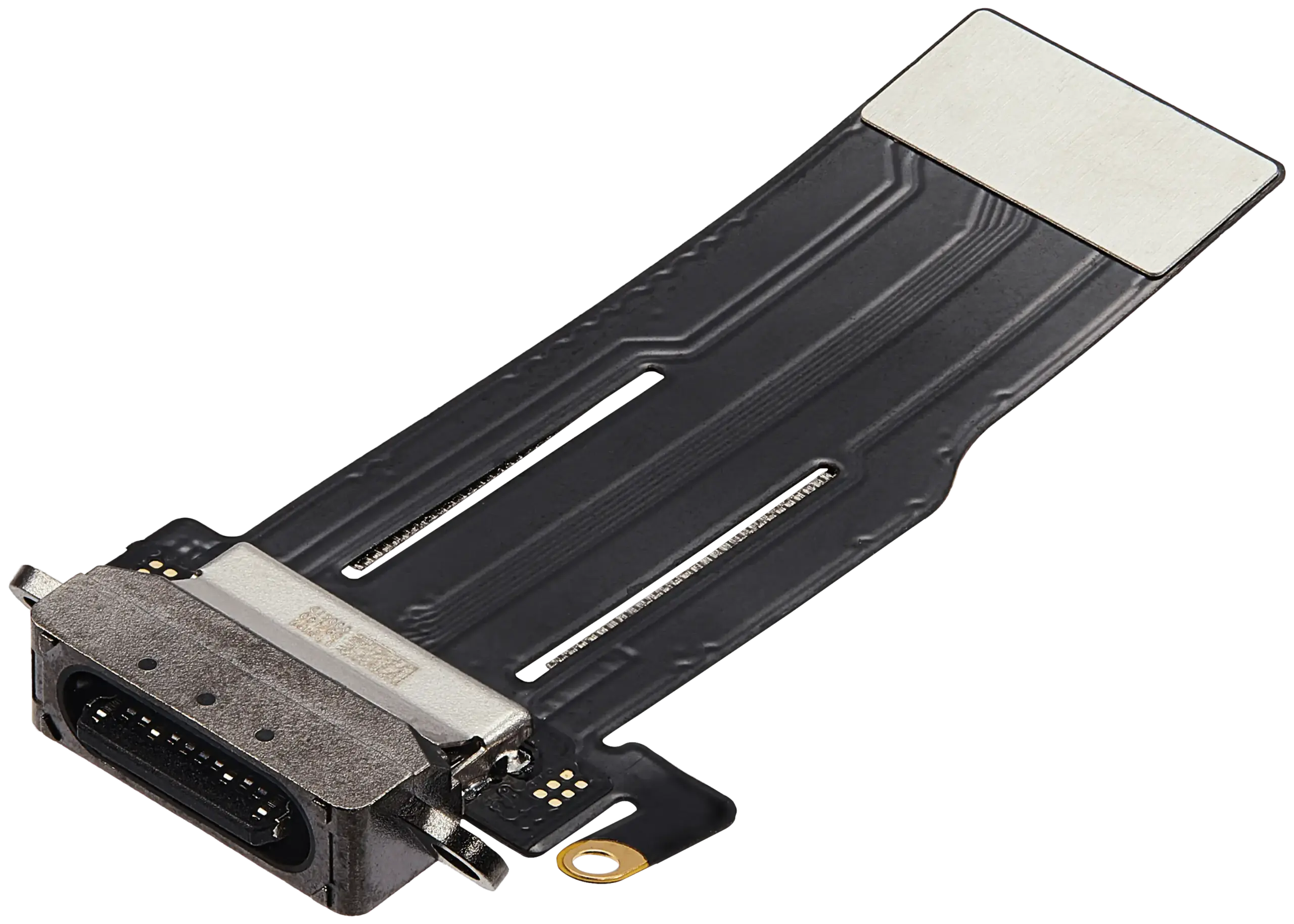 Ladebuchse Flexkabel für iPad Pro 13" 7th Gen (2024) (WiFi / Cellular) (Aftermarket Plus) (Space Black) – Bild 4