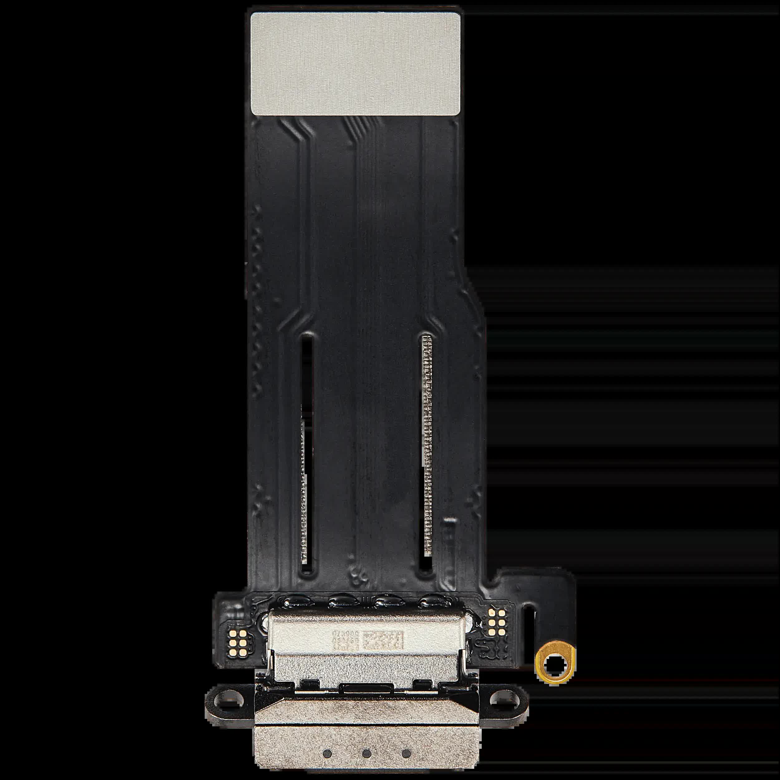Ladebuchse Flexkabel für iPad Pro 13" 7th Gen (2024) (WiFi / Cellular) (Aftermarket Plus) (Space Black)