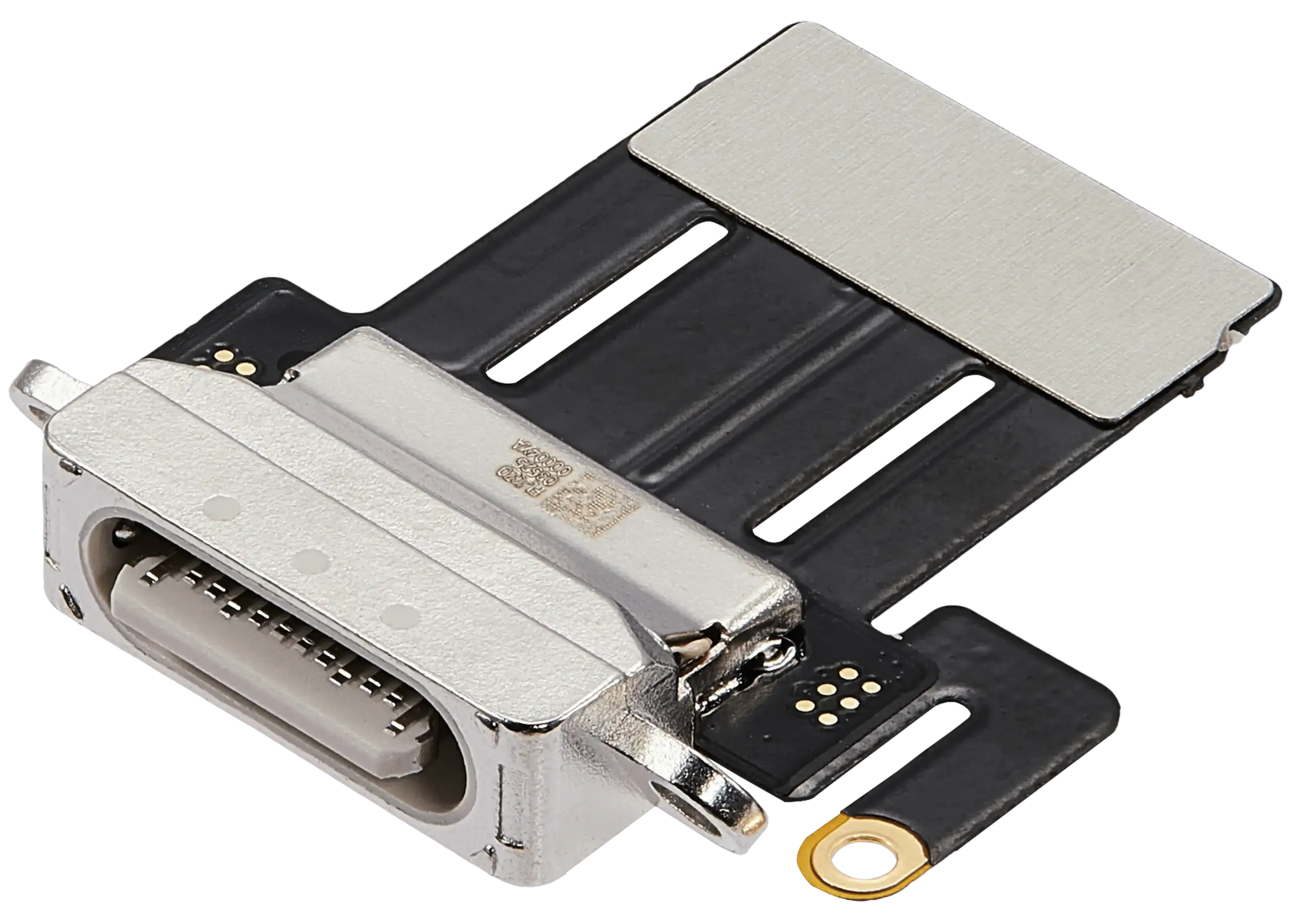 Ladebuchse Flexkabel für iPad Pro 11" 5th Gen (2024) (Aftermarket Plus) (Silver (Silber)) – Bild 4