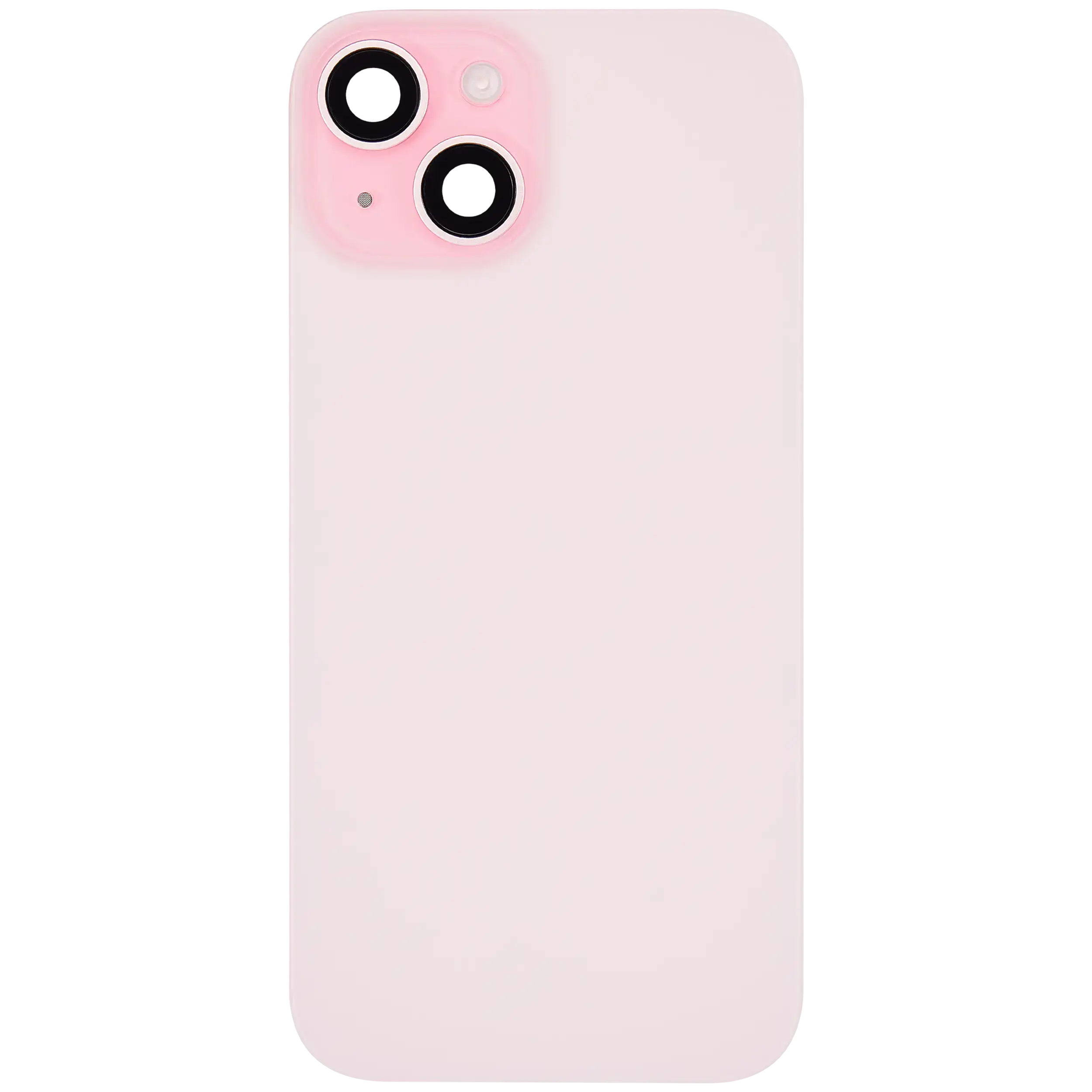 Rückglas mit MagSafe Magnet & NFC & Taschenlampen-Flexkabel für iPhone 15 (ausgebautes Originalteil: Grade B) (Pink (Rosa)) – Bild 3