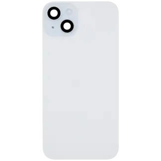 Rückglas mit MagSafe Magnet & NFC & Taschenlampen-Flexkabel für iPhone 15 Plus (ausgebautes Originalteil: Grade B) (Blue (Blau))