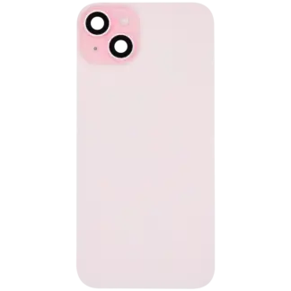 Rückglas mit MagSafe Magnet & NFC & Taschenlampen-Flexkabel für iPhone 15 Plus (ausgebautes Originalteil: Grade B) (Pink (Rosa))