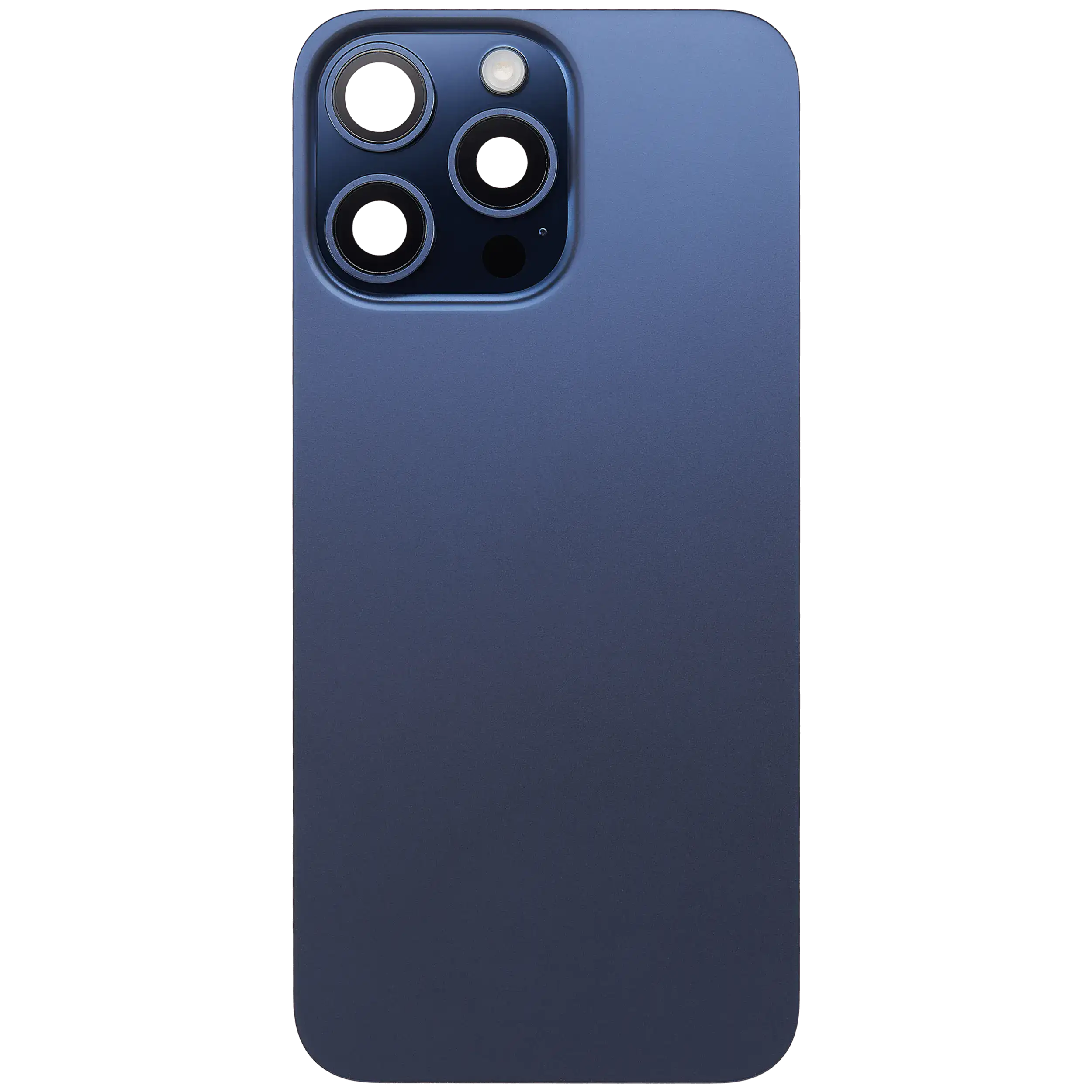 Rückglas mit MagSafe Magnet & NFC & Taschenlampen-Flexkabel für iPhone 15 Pro Max (ausgebautes Originalteil: Grade B) (Blue Titanium) – Bild 3