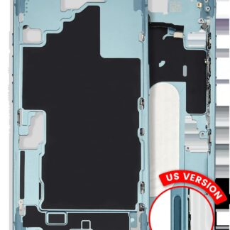 Mittelrahmen mit Kleinteilen für iPhone 16 (US-Version) (ausgebautes Originalteil: Grade A) (Teal)