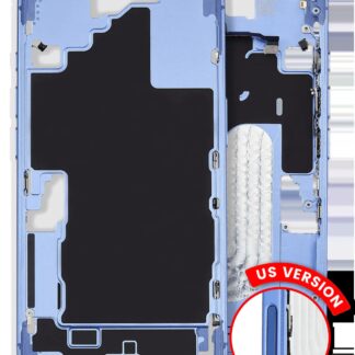 Mittelrahmen mit Kleinteilen für iPhone 16 (US-Version) (ausgebautes Originalteil: Grade A) (Ultramarine)