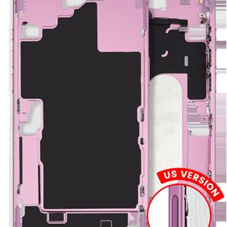 Mittelrahmen mit Kleinteilen für iPhone 16 Plus (US-Version) (ausgebautes Originalteil: Grade A) (Pink (Rosa))