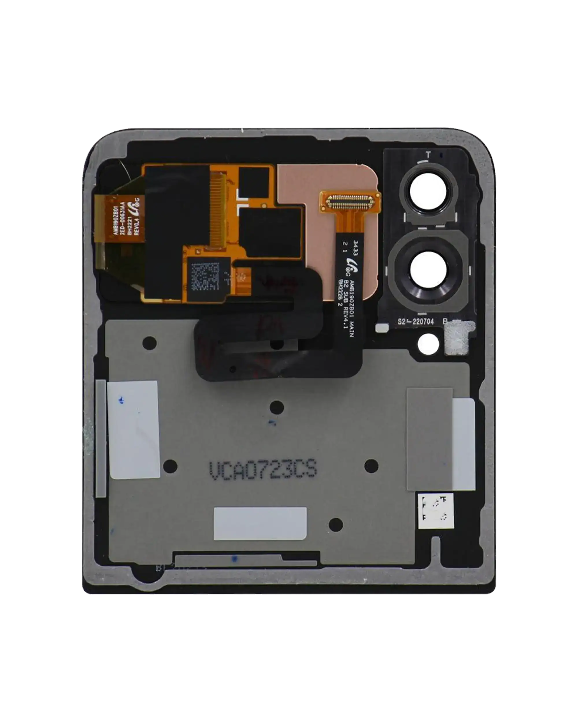 Outer OLED Display für Samsung Galaxy Z Flip 4 5G (Service Pack) (Graphite) – Bild 2