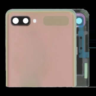 Outer OLED Display mit Rahmen für Samsung Galaxy Z Flip 4G (F700) / Z Flip 5G (F707) (Service Pack) (Mystic Bronze)