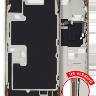 Mittelrahmen mit Kleinteilen für iPhone 16 Pro (US-Version) (ausgebautes Originalteil: Grade A) (Desert Titanium)