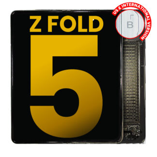 Inner OLED Display mit Rahmen für Samsung Galaxy Z Fold 5 5G (US & International) (professionell aufgearbeitet) (Beige)