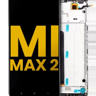 LCD Display mit Rahmen für Xiaomi Mi Max 2 (professionell aufgearbeitet) (Matte Black)