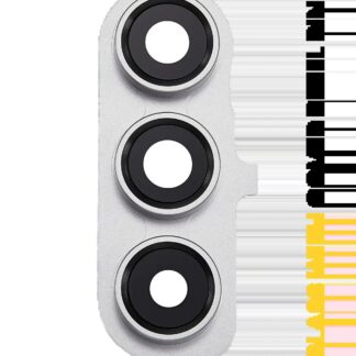 Rückkamera-Glas mit Abdeckung Blendenring für Samsung Galaxy S24 FE 5G (White (Weiß))