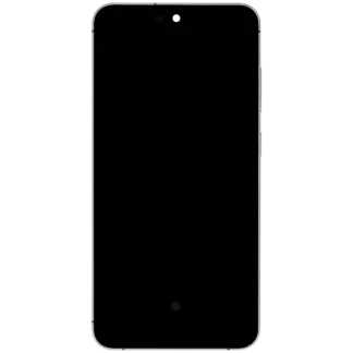 OLED Display mit Rahmen für Samsung Galaxy S24 FE 5G (US & International Version) (professionell aufgearbeitet) (Gray (Grau))