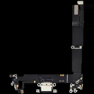 Ladebuchse Flexkabel für iPhone 16 Plus (Premium) (Black (Schwarz))