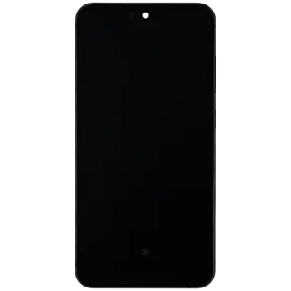 OLED Display mit Rahmen für Samsung Galaxy S24 FE 5G (professionell aufgearbeitet) (US & International Version) (Graphite)