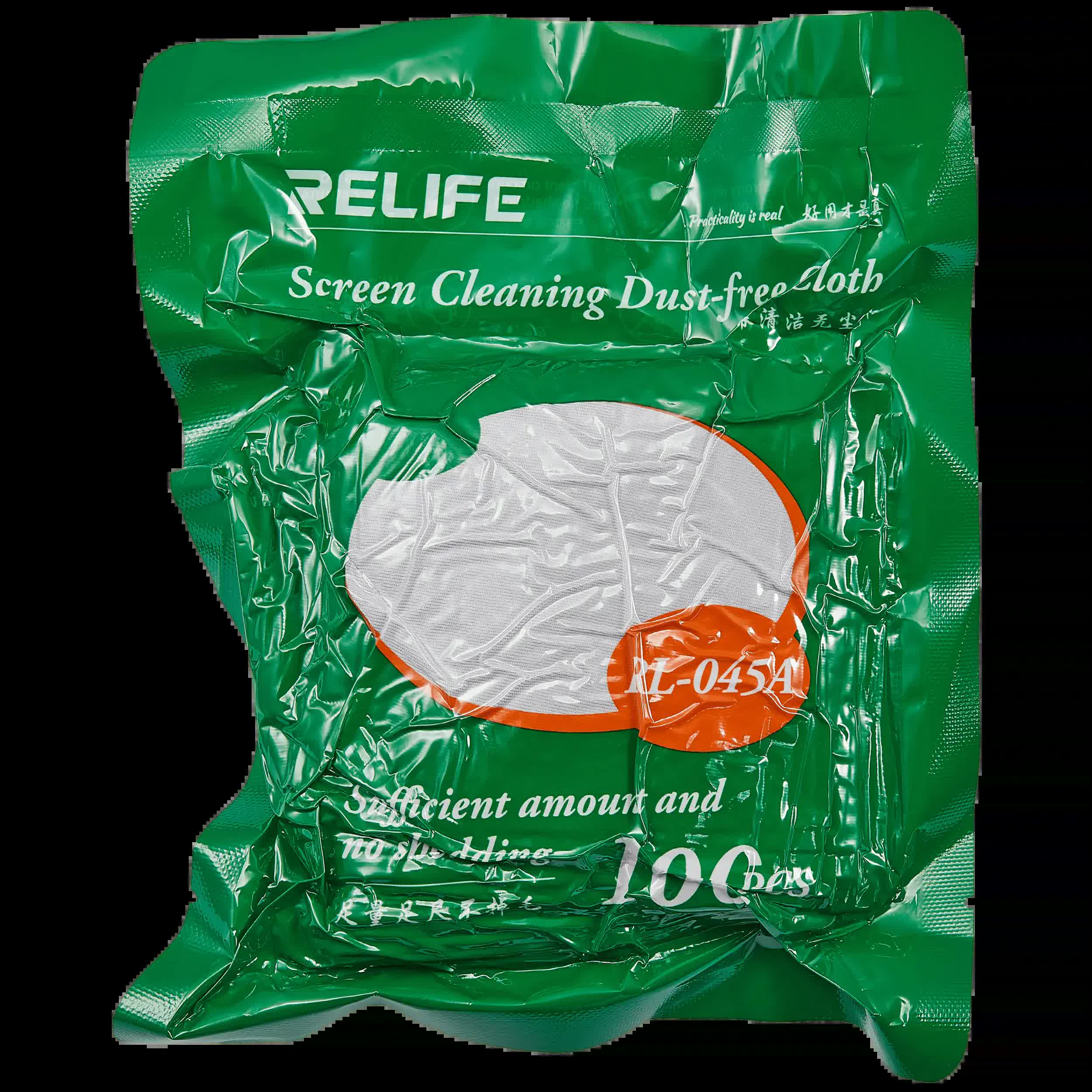 RL-045A Display Cleaning Dust-free Cloth (100er-Pack) (Relife)