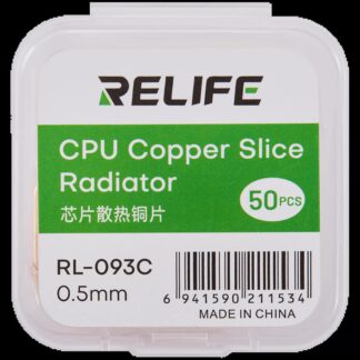RL-093C Chip Heat Sink Copper Sheet / 0.5MM (50er-Pack) (Relife)