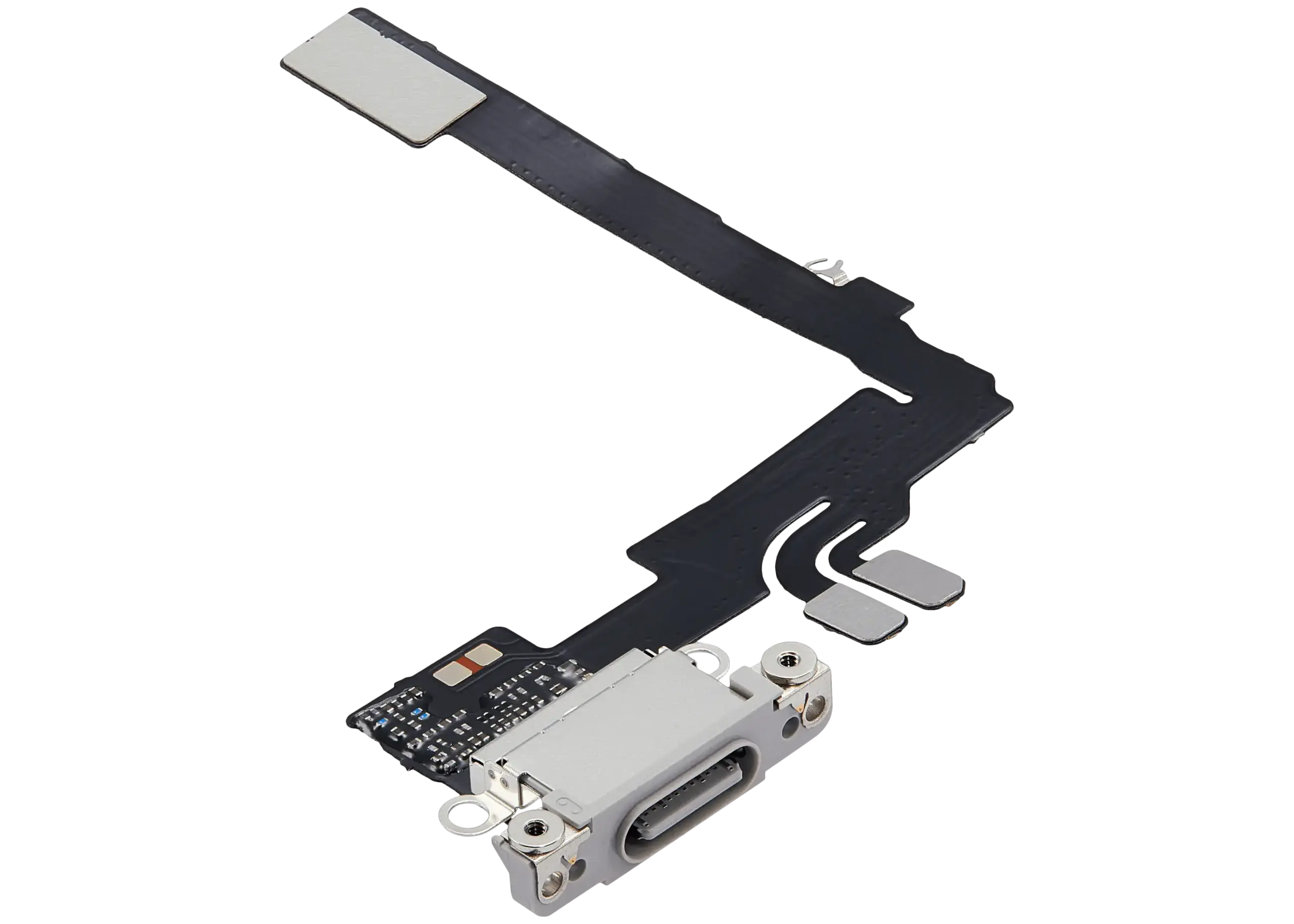 Ladebuchse Flexkabel für iPhone 16 Pro (Aftermarket Plus) (White Titanium) – Bild 4