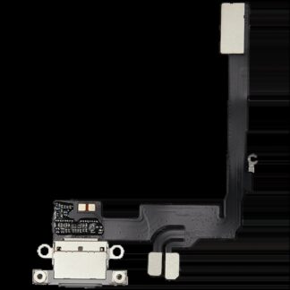 Ladebuchse Flexkabel für iPhone 16 Pro (Aftermarket Plus) (White Titanium)
