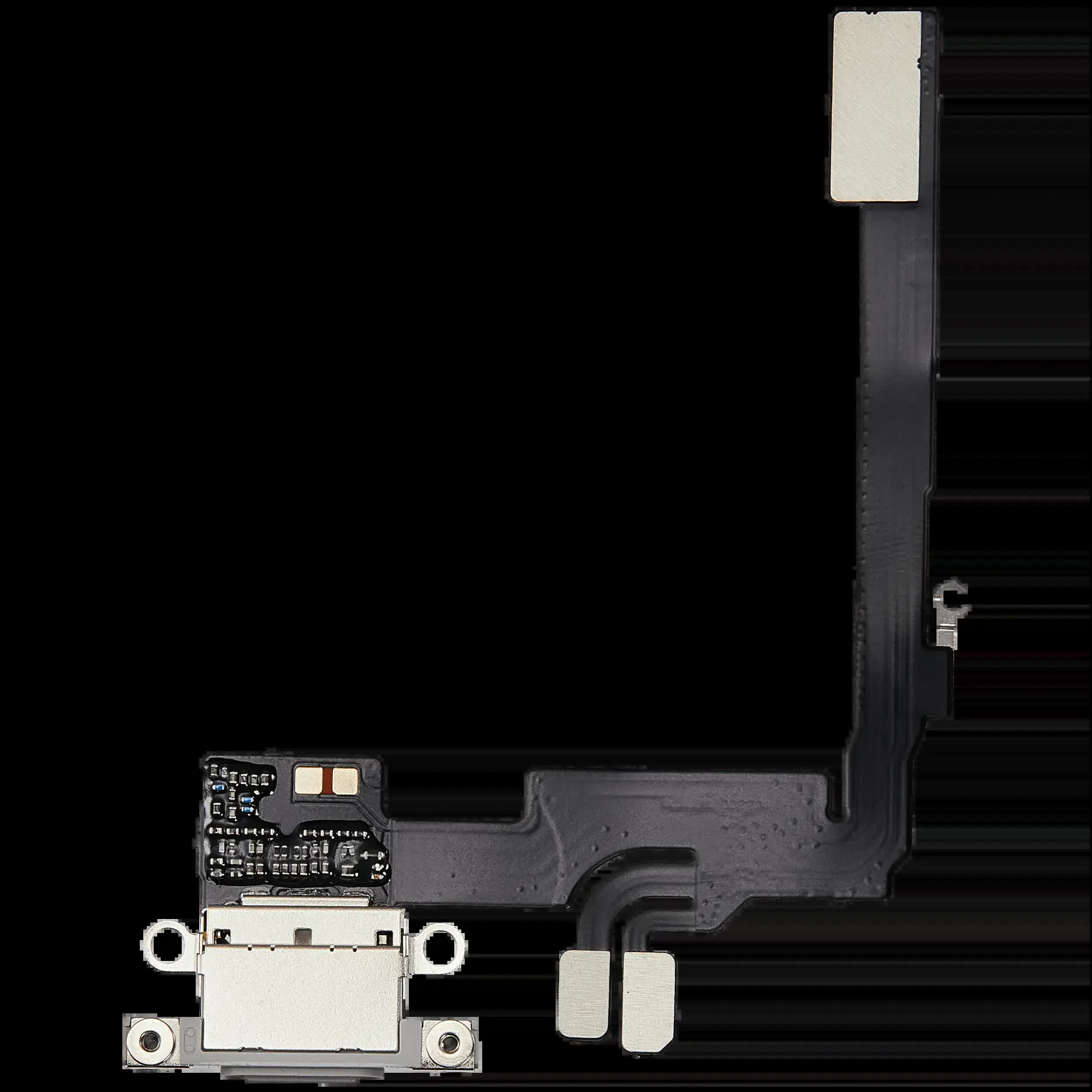 Ladebuchse Flexkabel für iPhone 16 Pro (Aftermarket Plus) (White Titanium)