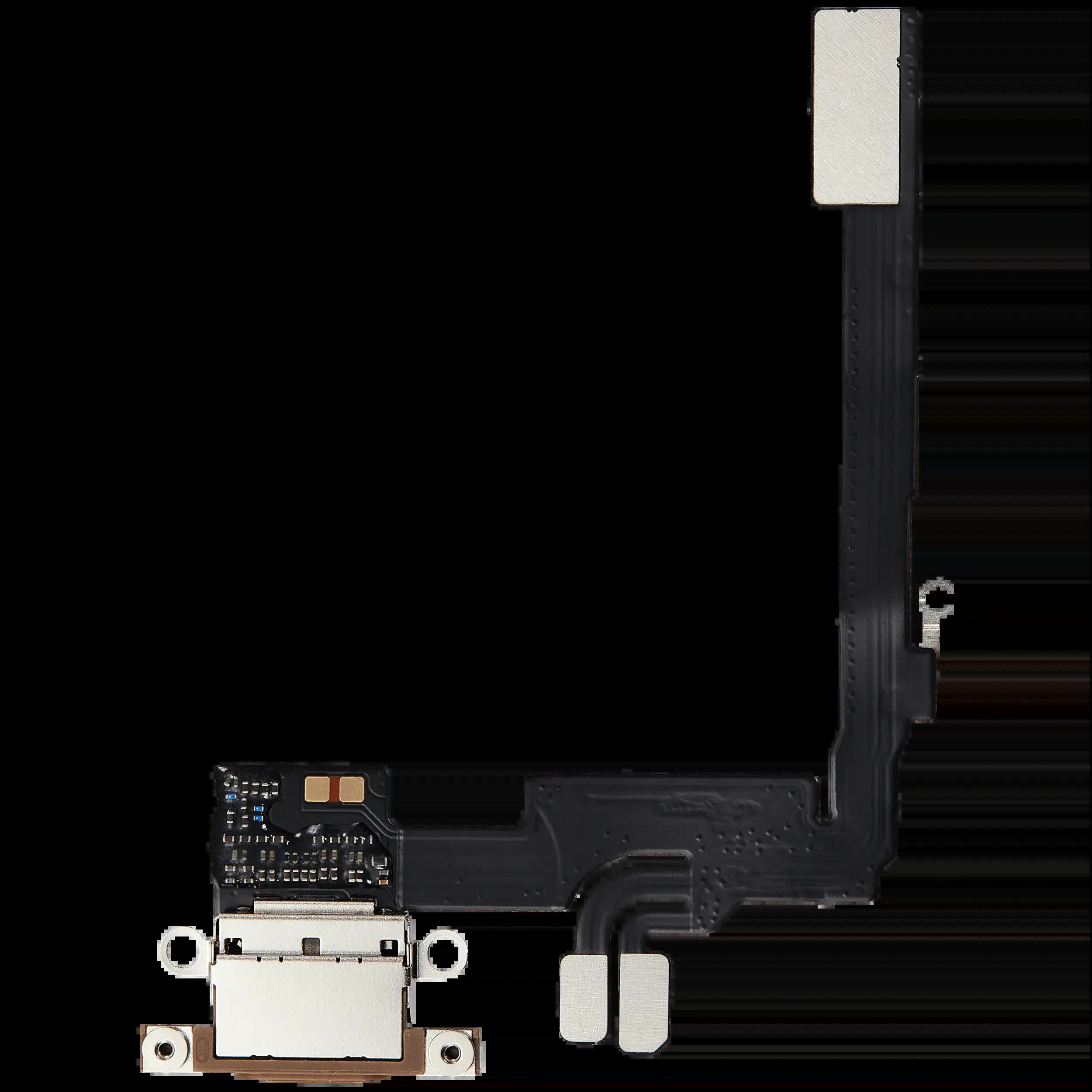 Ladebuchse Flexkabel für iPhone 16 Pro (Aftermarket Plus) (Desert Titanium)