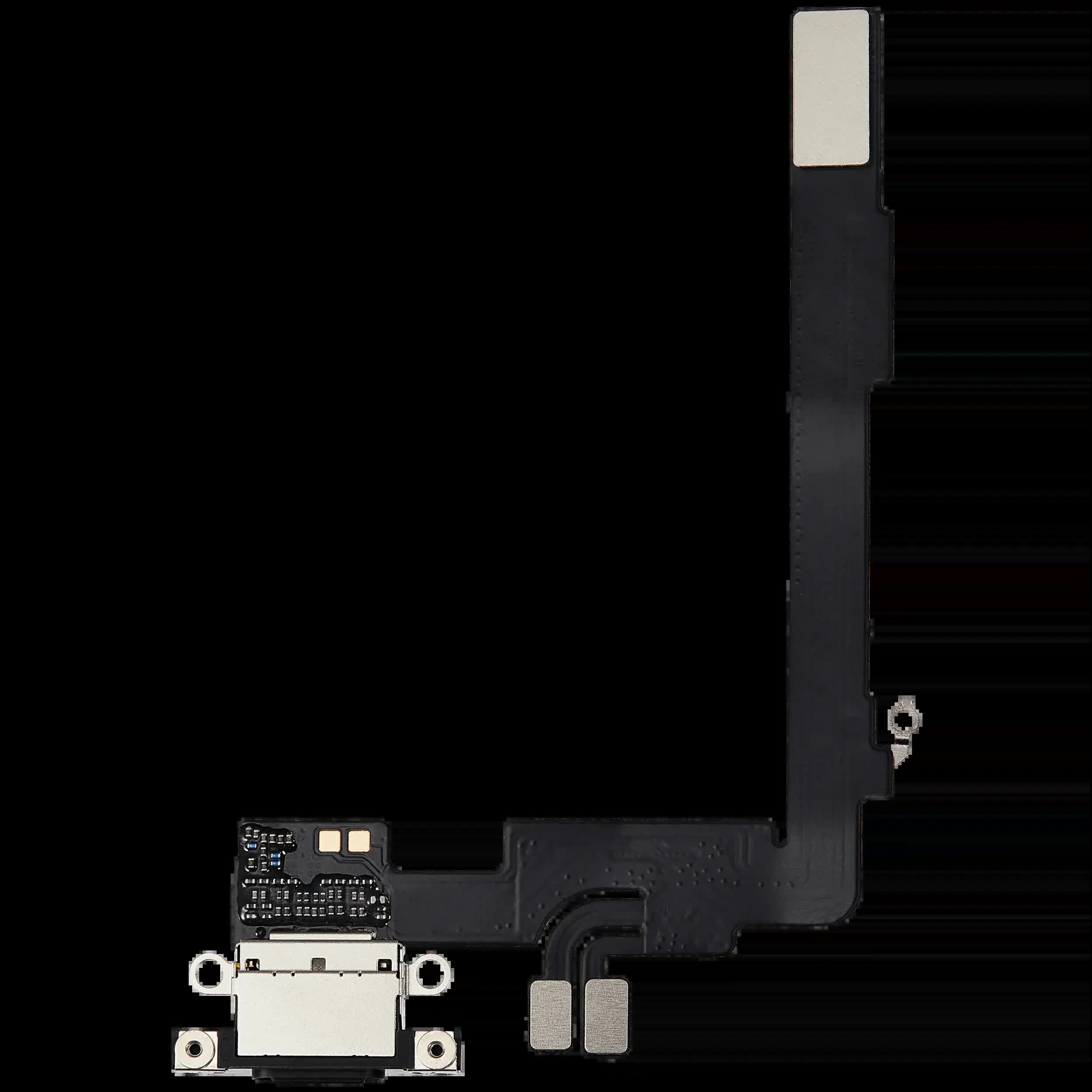 Ladebuchse Flexkabel für iPhone 16 Pro Max (Aftermarket Plus) (Black Titanium)