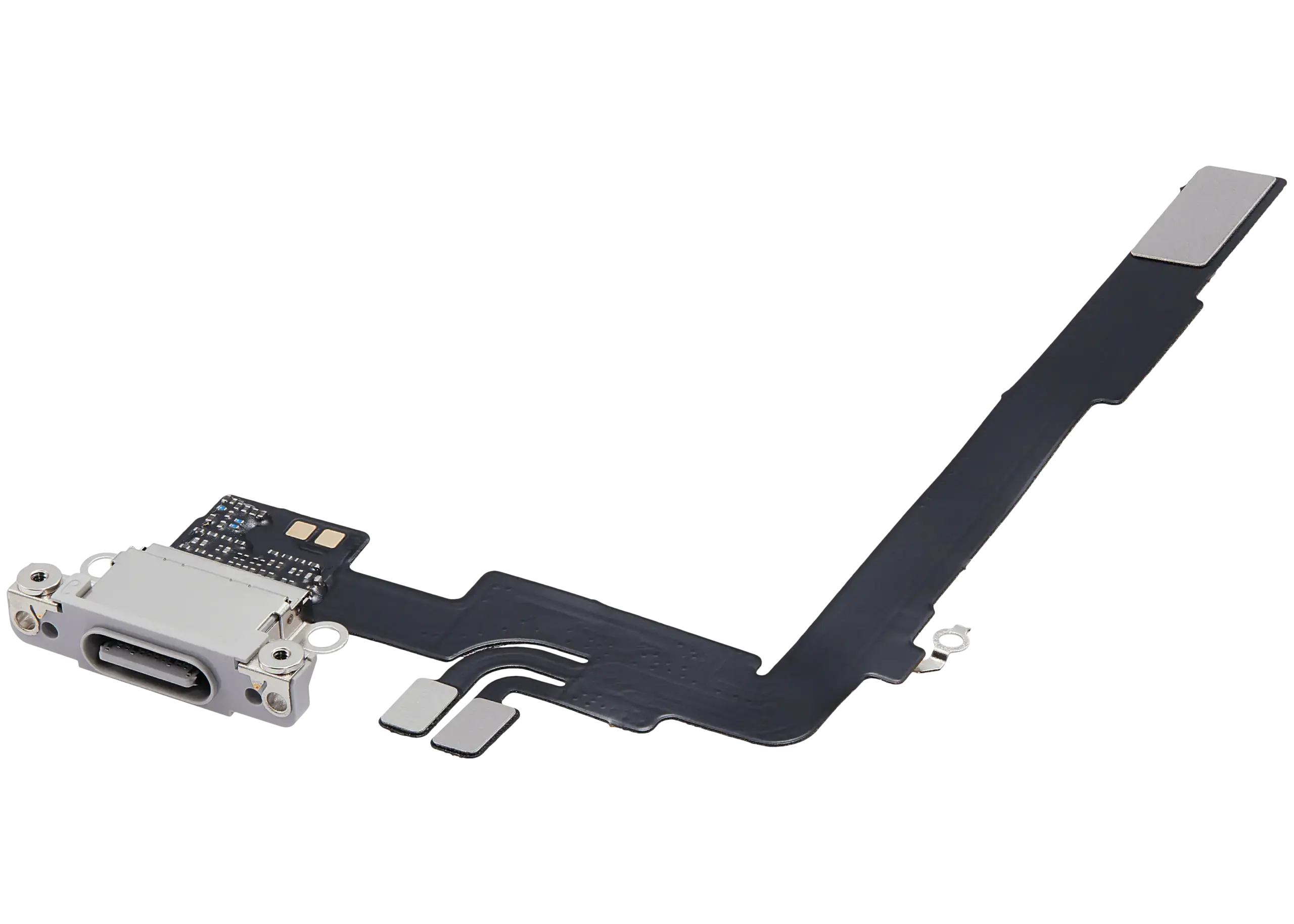 Ladebuchse Flexkabel für iPhone 16 Pro Max (Aftermarket Plus) (White Titanium) – Bild 4
