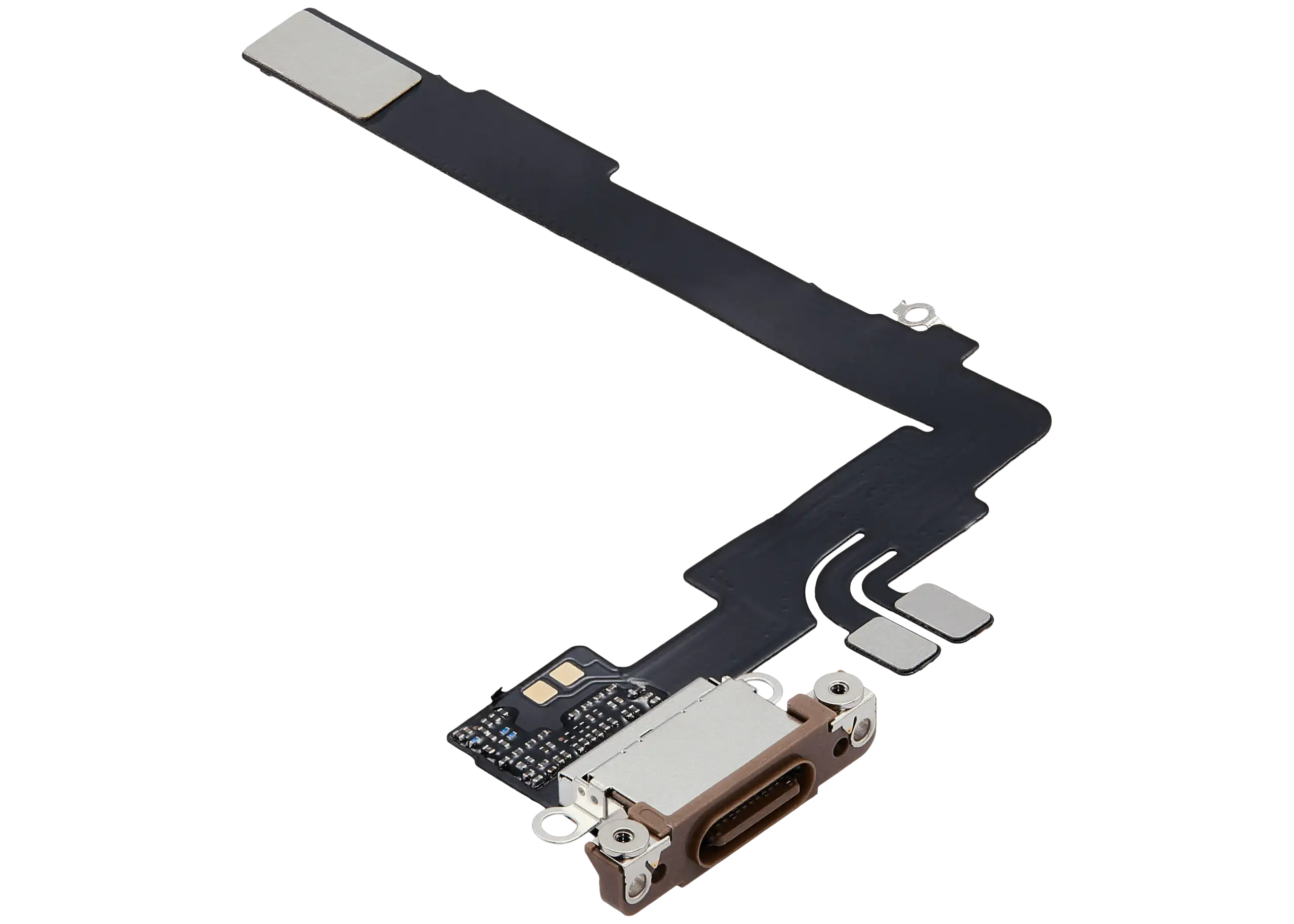 Ladebuchse Flexkabel für iPhone 16 Pro Max (Aftermarket Plus) (Desert Titanium) – Bild 4