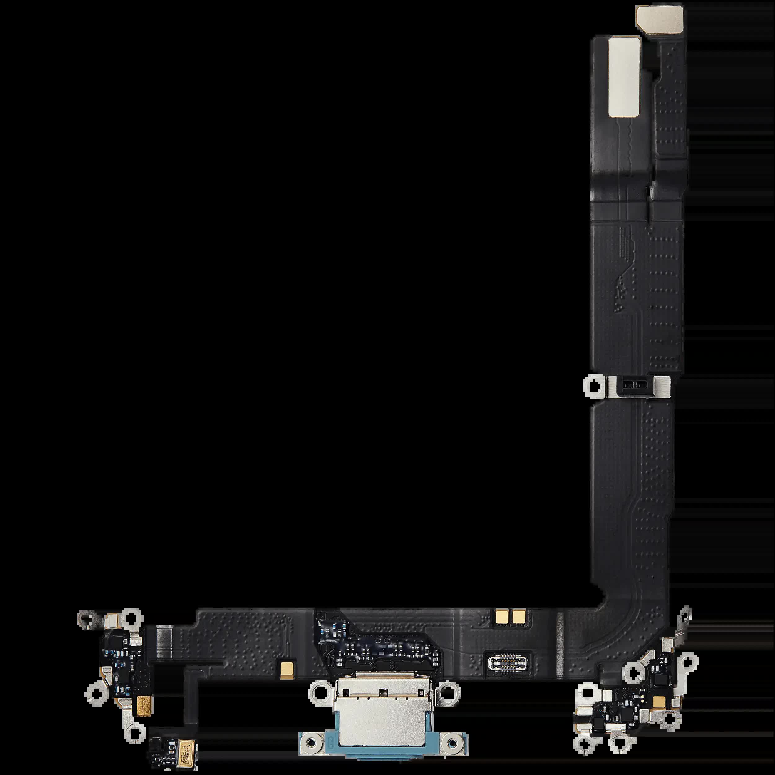 Ladebuchse Flexkabel für iPhone 16 Plus (Premium) (Teal)