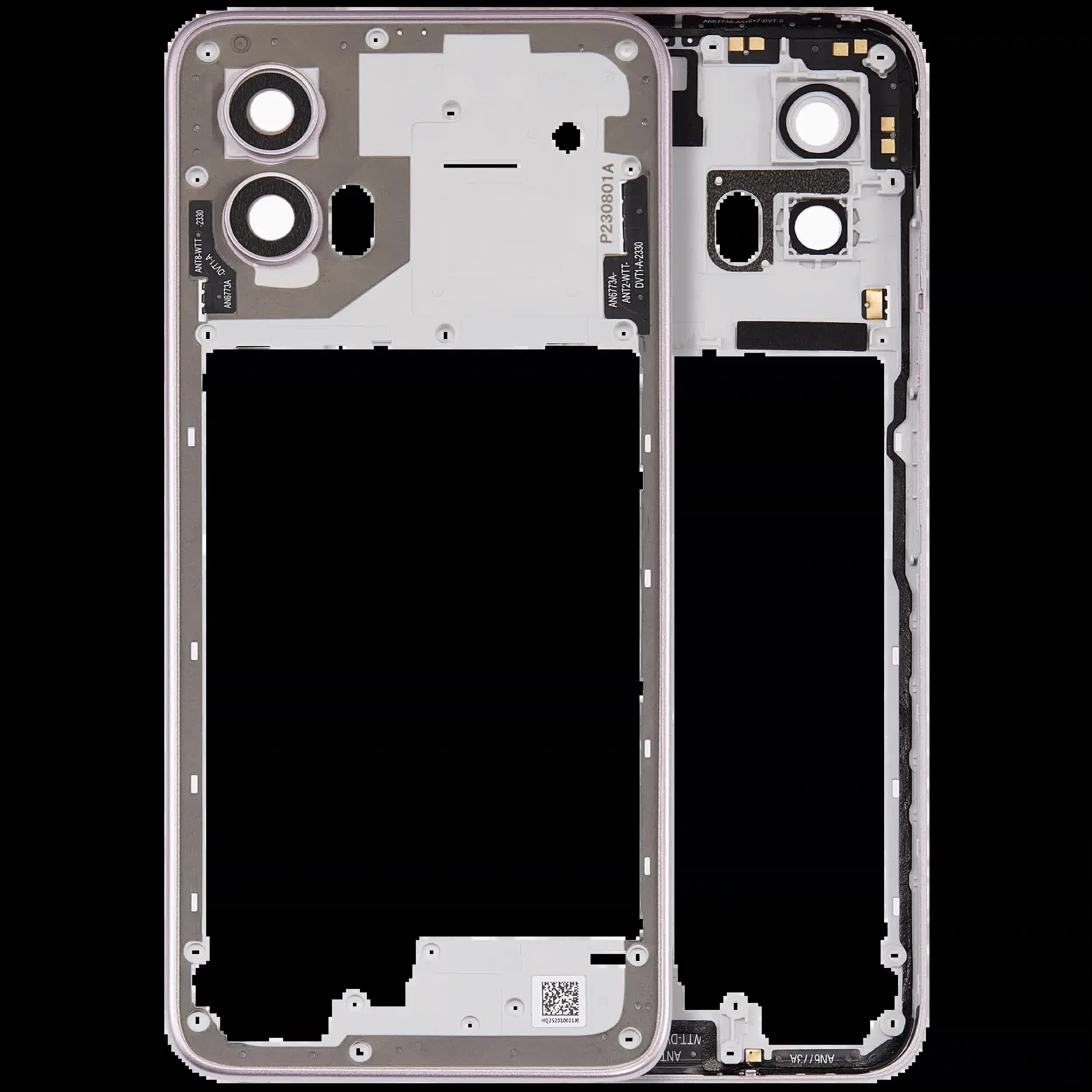 Mittelrahmen für Moto G Power 5G (XT2415 / 2024) (Pale Lilac)