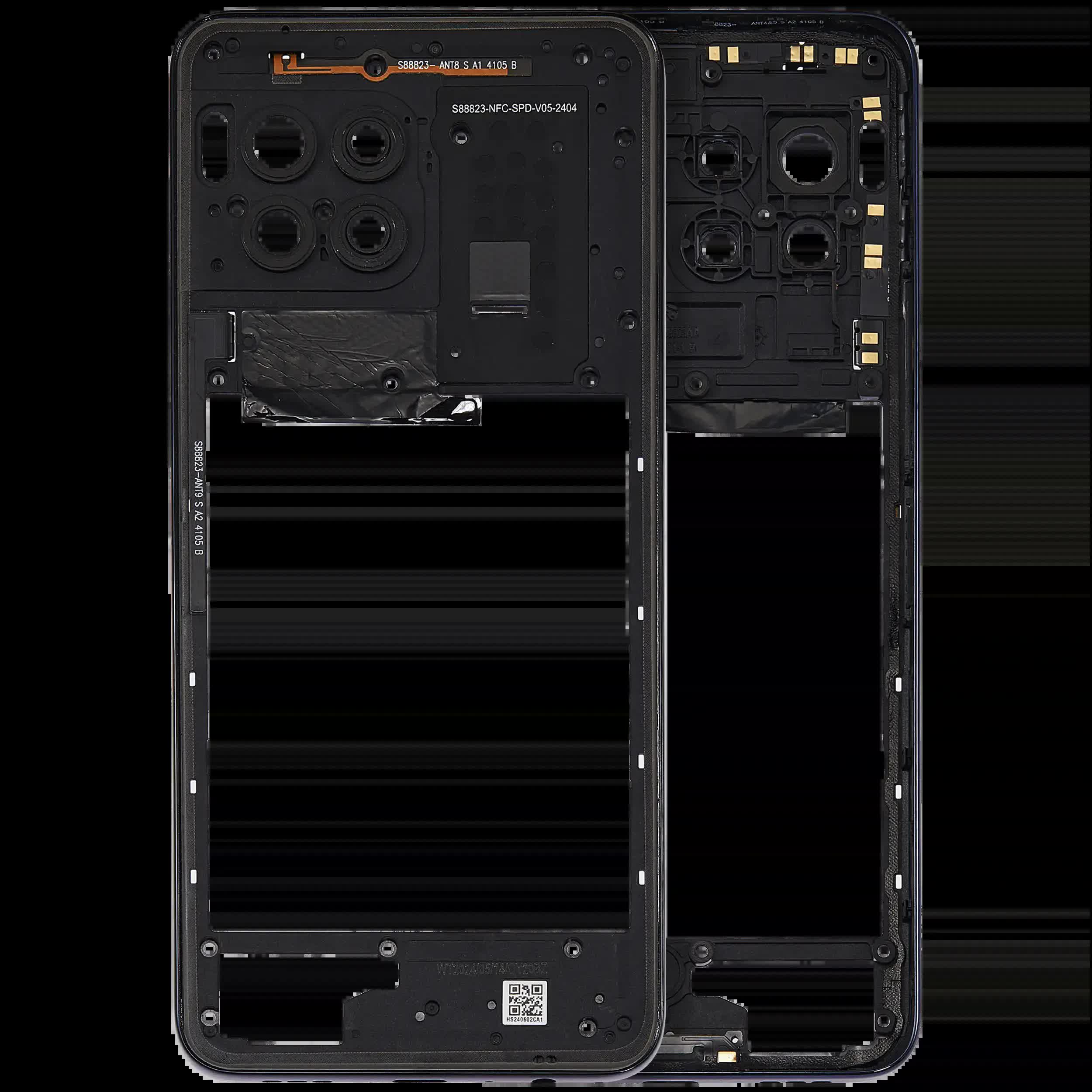 Mittelrahmen für T-Mobile Revvl 7 Pro (Azurite Blue)