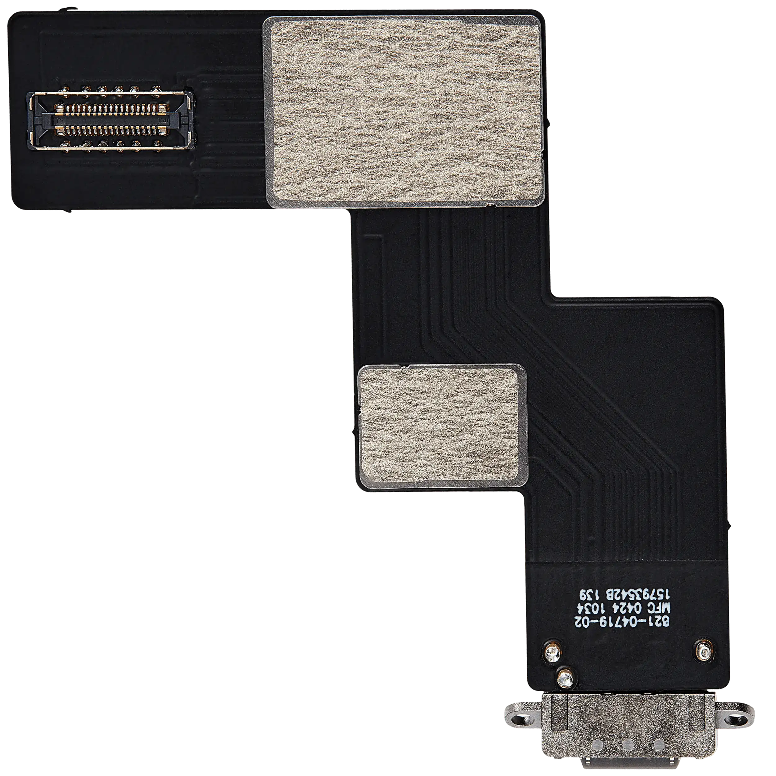 Ladebuchse Flexkabel für iPad Air 13" (2024) / Air 13" (2025) (Aftermarket Plus) (Space Gray) – Bild 3