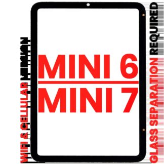 Touchscreen-Digitizer für iPad Mini 6 (2021) / Mini 7 (2024) (WiFi / Cellular) (OCA vormontiert & Glas Separation erforderlich) (Aftermarket Plus)