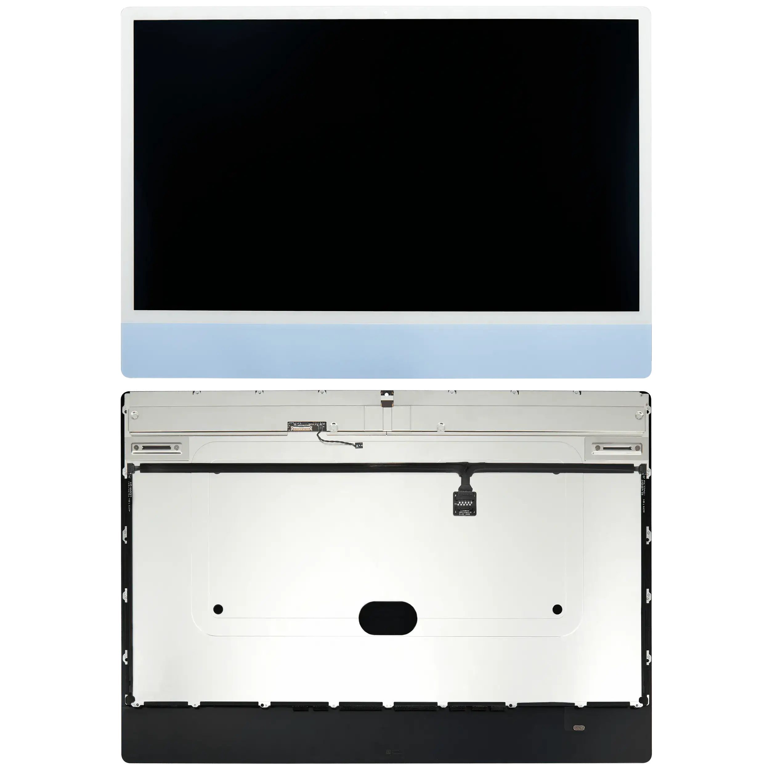 komplette LCD-Displayeinheit für iMac 24" A2874 / A2873 (2023) / A2438 / A2439 (2021) (LG204A-215 LM235UH1 SDD1) (ausgebautes Originalteil: Grade A) (Small Came – Bild 2