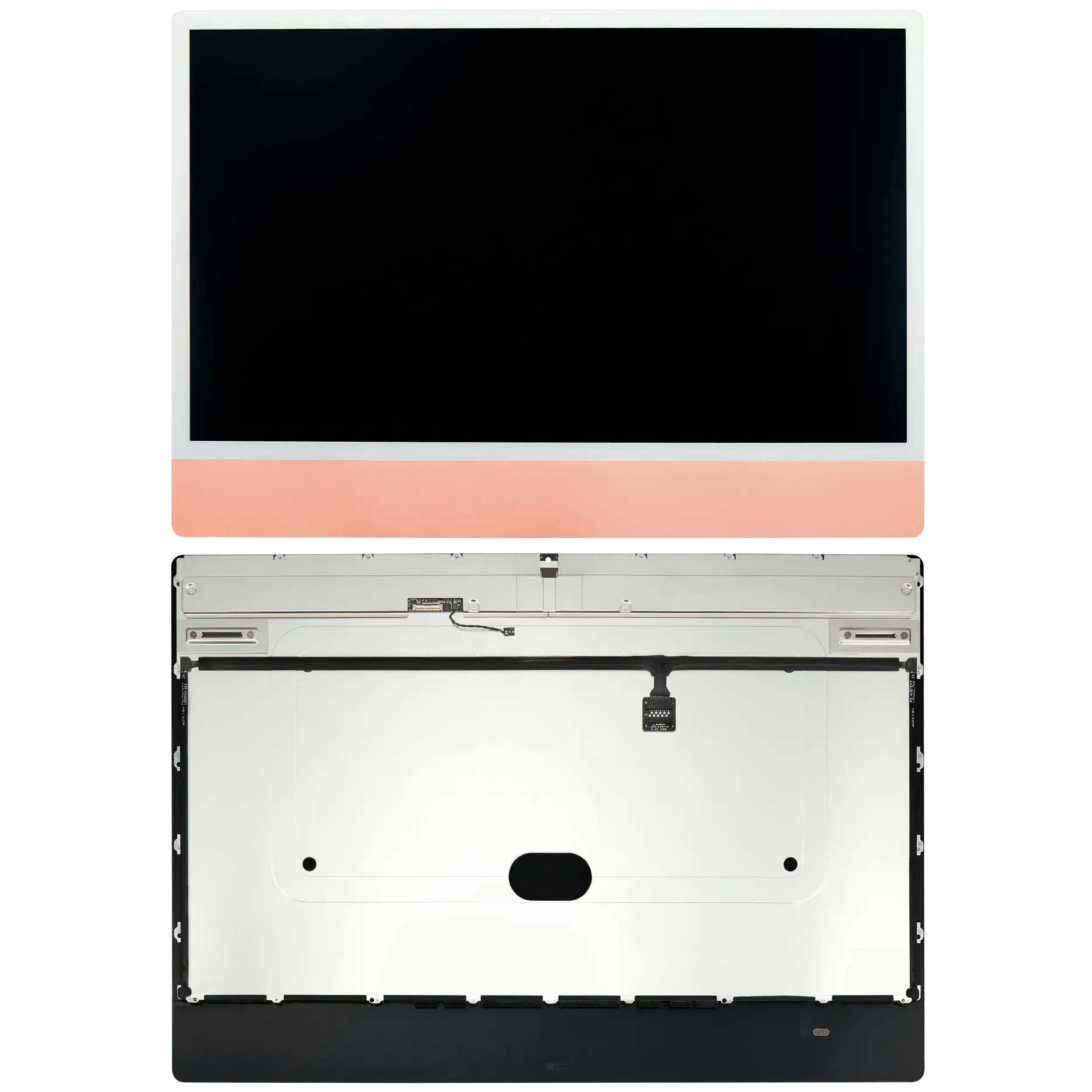 komplette LCD-Displayeinheit für iMac 24" A2874 / A2873 (2023) / A2438 / A2439 (2021) (LG204A-215 LM235UH1 SDD1) (ausgebautes Originalteil: Grade A) (Small Came – Bild 2
