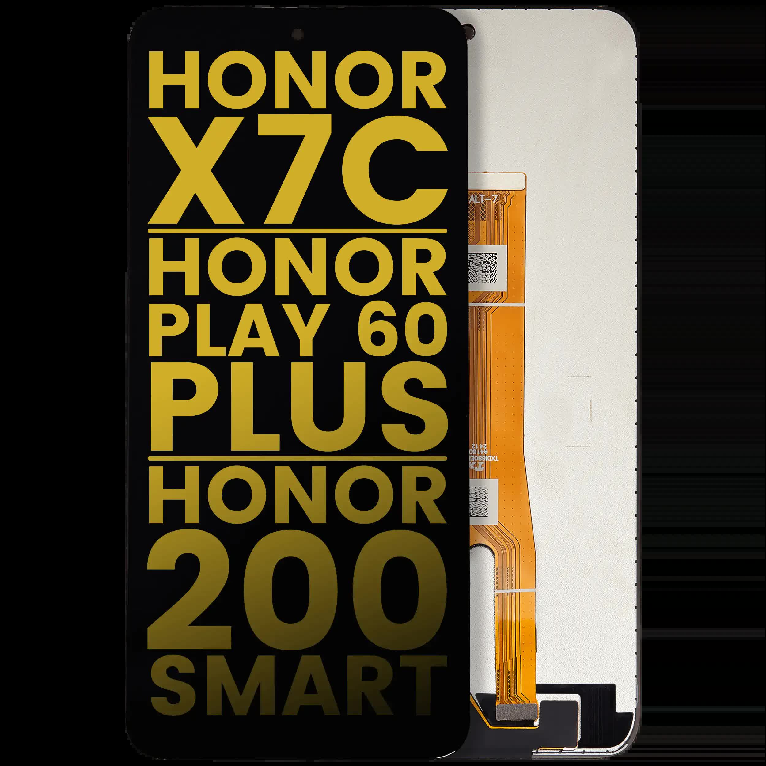 LCD Display ohne Rahmen für Honor X7c / PIay 60 Plus / PIay 9T / 200 Smart (professionell aufgearbeitet)
