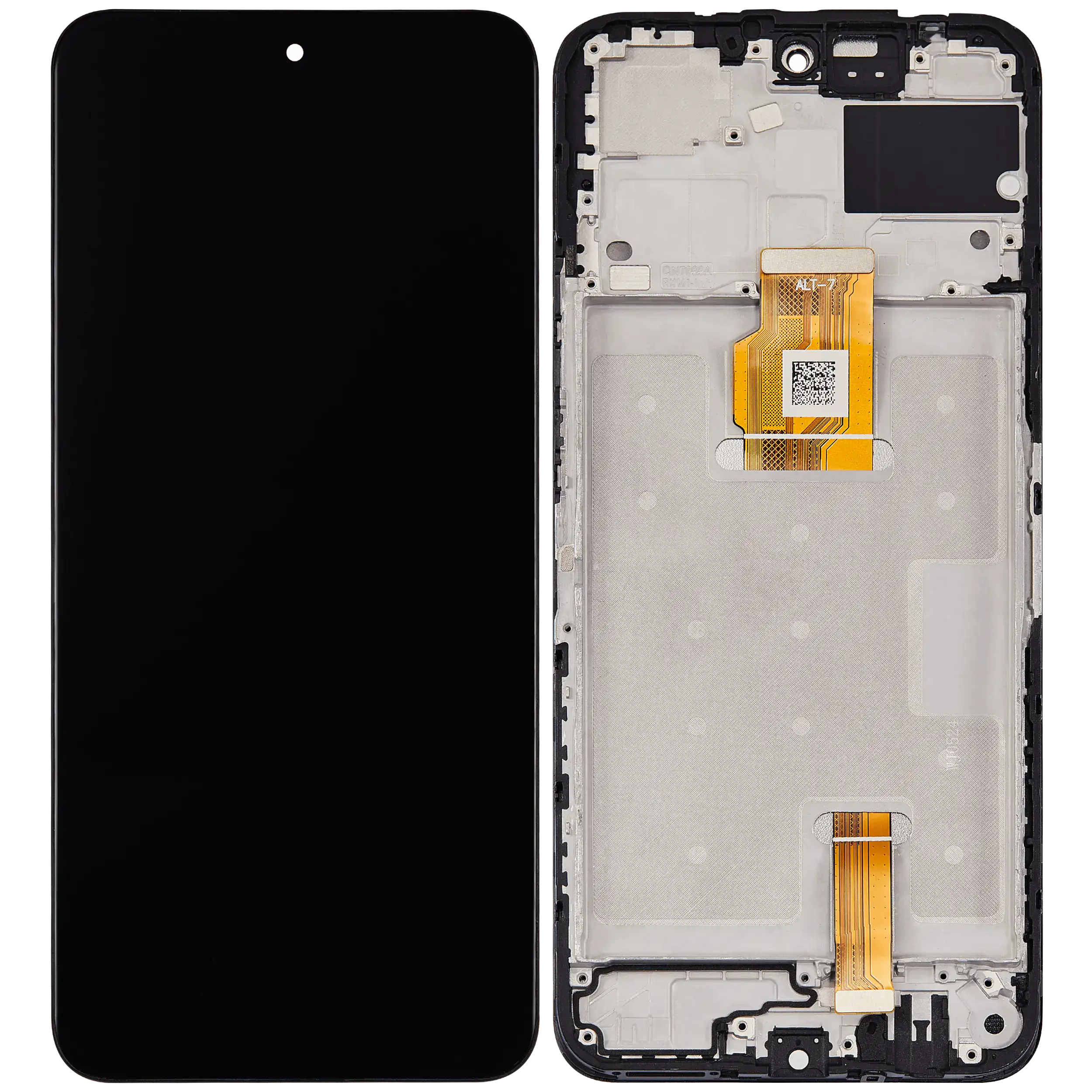 LCD Display mit Rahmen für Honor X7c / PIay 60 Plus / 200 Smart (professionell aufgearbeitet) – Bild 2