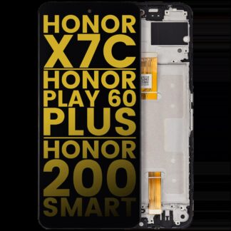 LCD Display mit Rahmen für Honor X7c / PIay 60 Plus / 200 Smart (professionell aufgearbeitet)