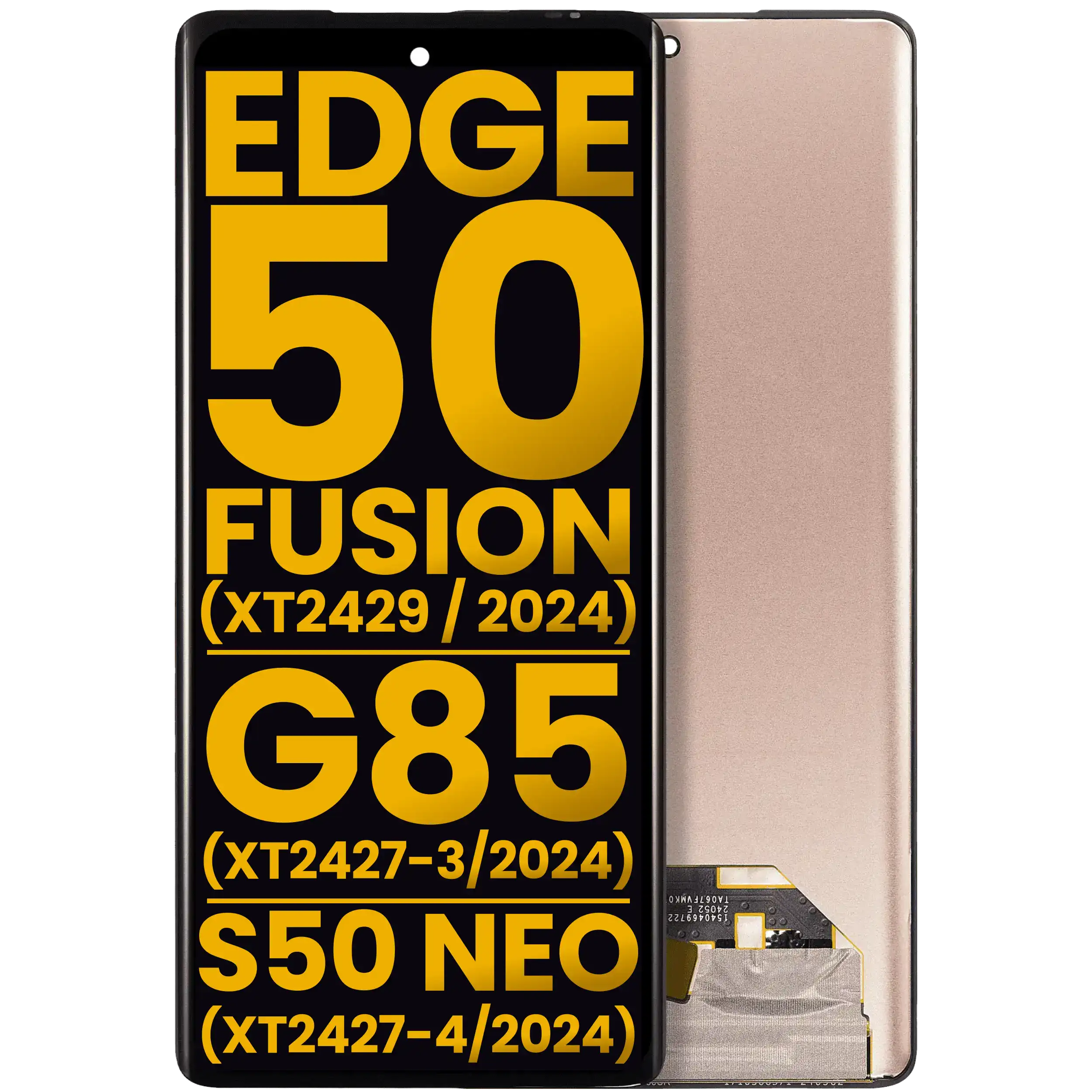 OLED Display mit Rahmen für Motorola Moto G85 (XT2427-3 / 2024) (professionell aufgearbeitet) (Cobalt Blue) – Bild 3