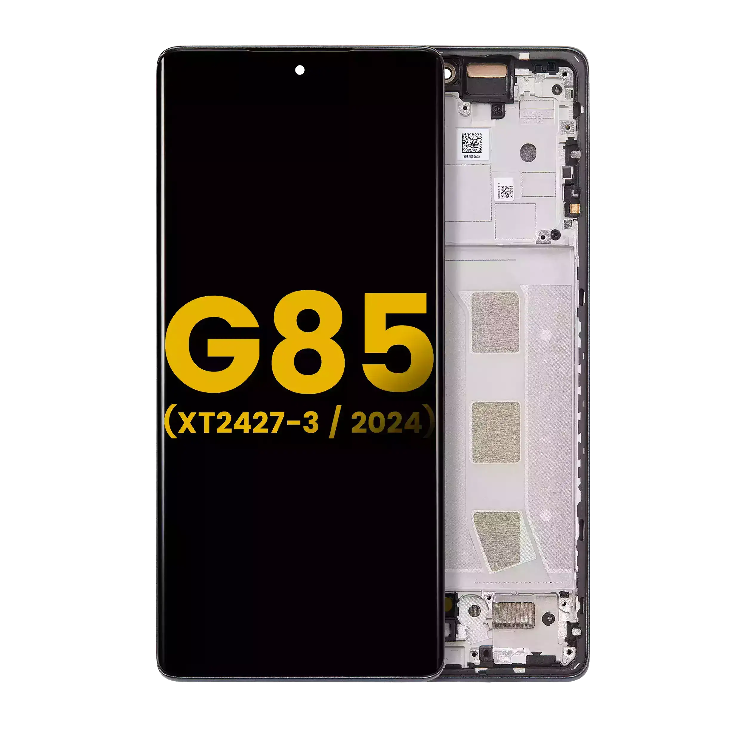 OLED Display mit Rahmen für Motorola Moto G85 (XT2427-3 / 2024) (professionell aufgearbeitet) (Cobalt Blue) – Bild 4