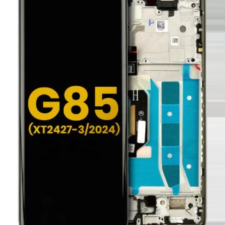 OLED Display mit Rahmen für Motorola Moto G85 (XT2427-3 / 2024) (professionell aufgearbeitet) (Cobalt Blue)
