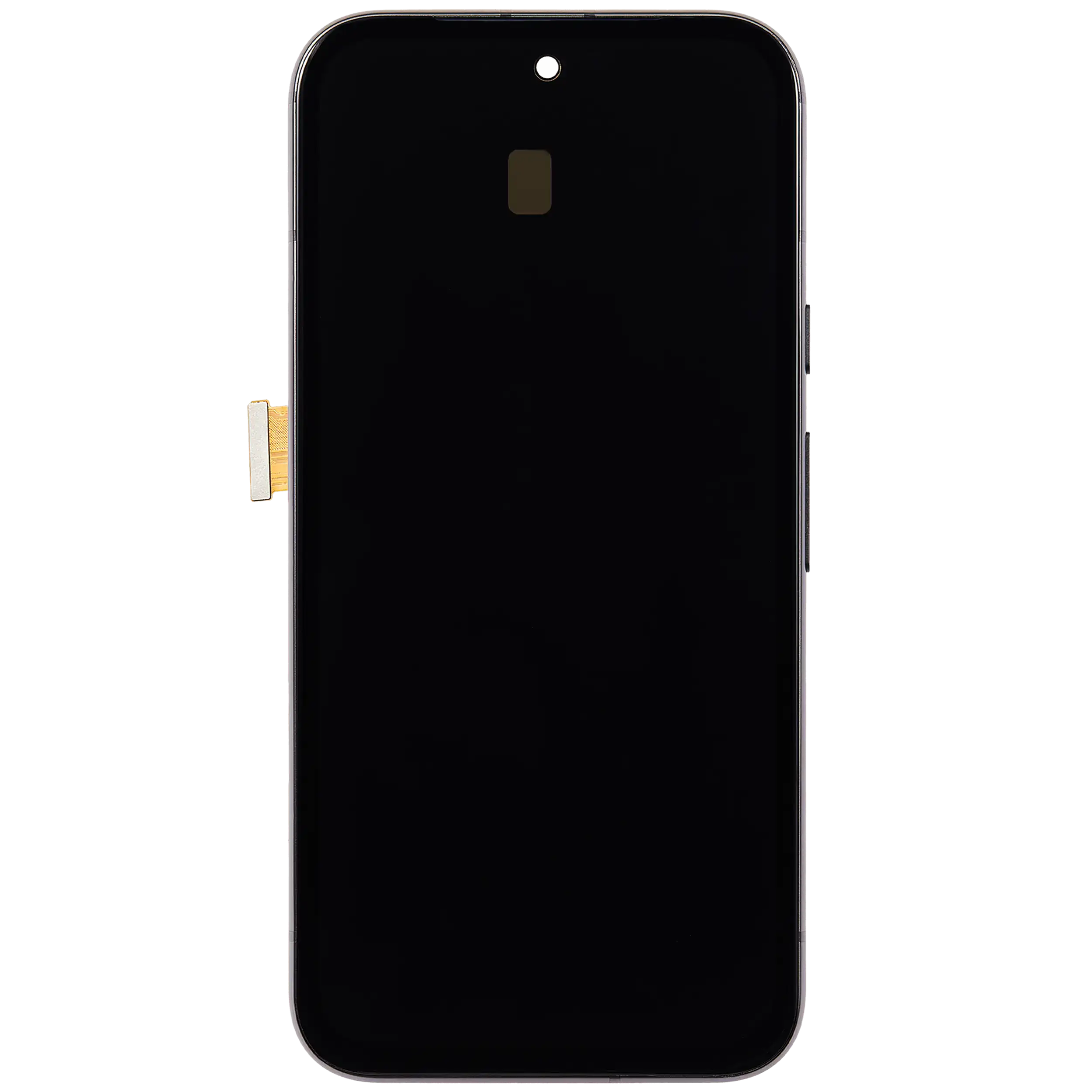 OLED Display mit Rahmen (mit Fingerprint Sensor) für Google Pixel 8A (professionell aufgearbeitet) (Obsidian) – Bild 3