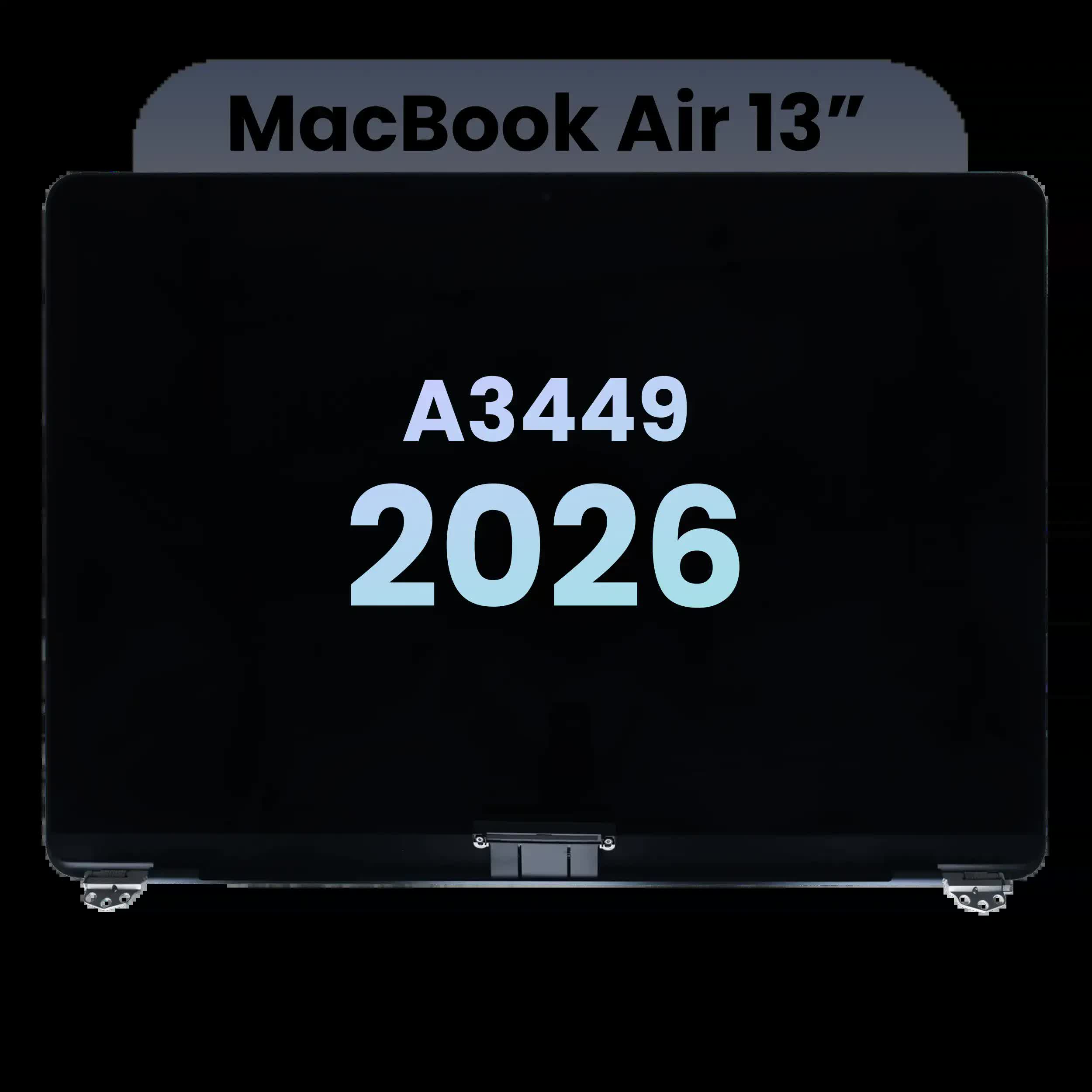 komplette LCD-Displayeinheit für MacBook Air 13" A3449 (2026) (Original) (Midnight)