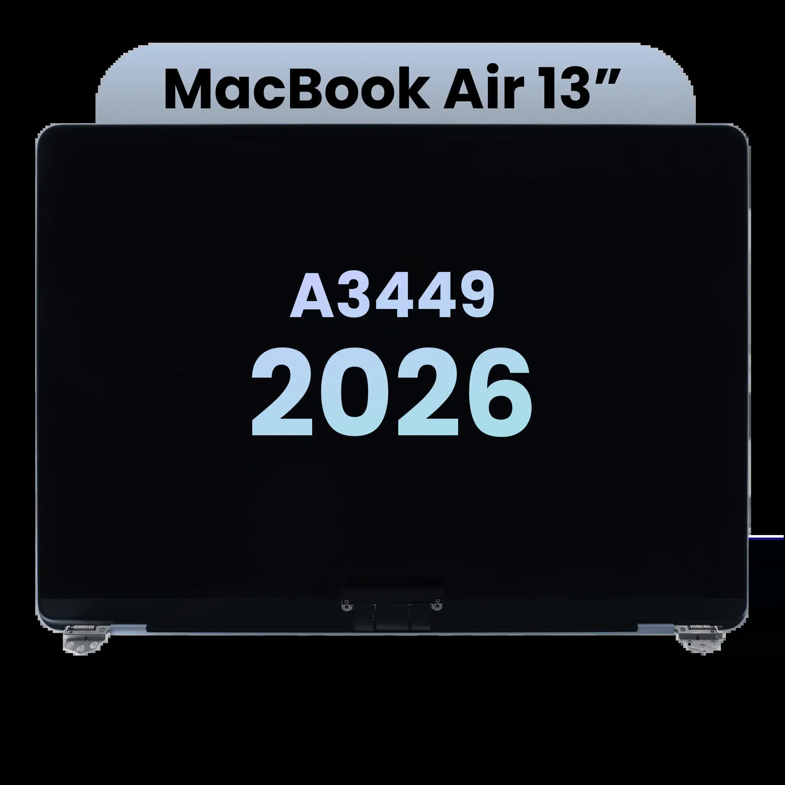 komplette LCD-Displayeinheit für MacBook Air 13" A3449 (2026) (Original) (Sky Blue)