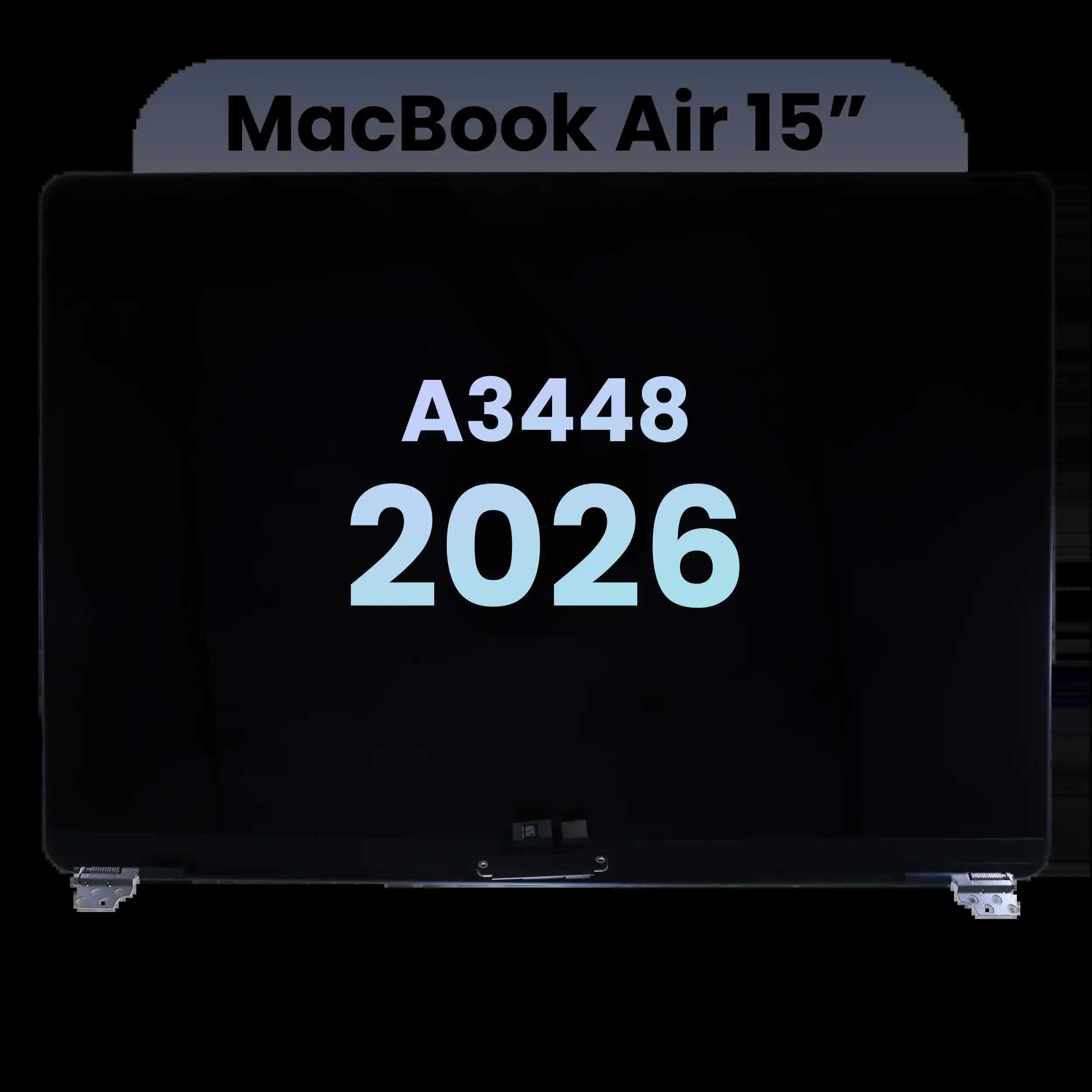 komplette LCD-Displayeinheit für MacBook Air 15" (A3448) (2026) (Original) (Midnight)