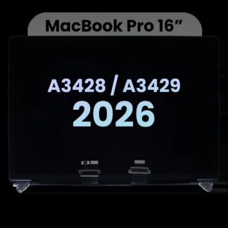 komplette LCD-Displayeinheit für MacBook Pro 16" A3428 / A3429 (2026) (Original) (Space Black)
