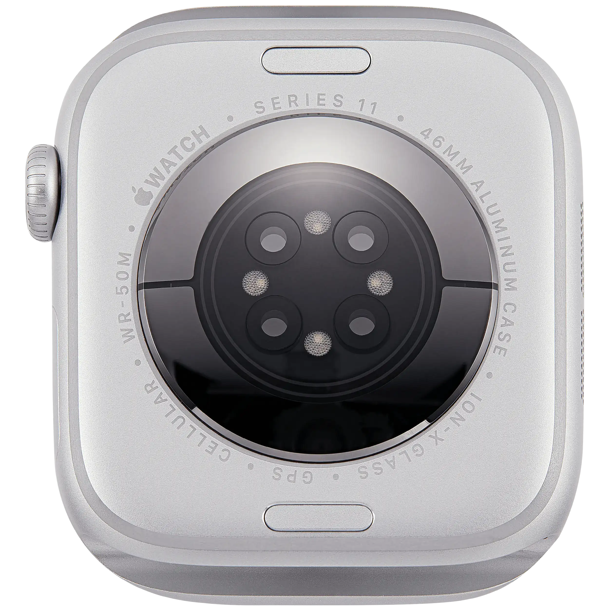 Gehäuse Baugruppe für Watch Series 11 (46MM) (ausgebautes Originalteil: Grade A) (Cellular Version) (Aluminium / Silver) – Bild 3