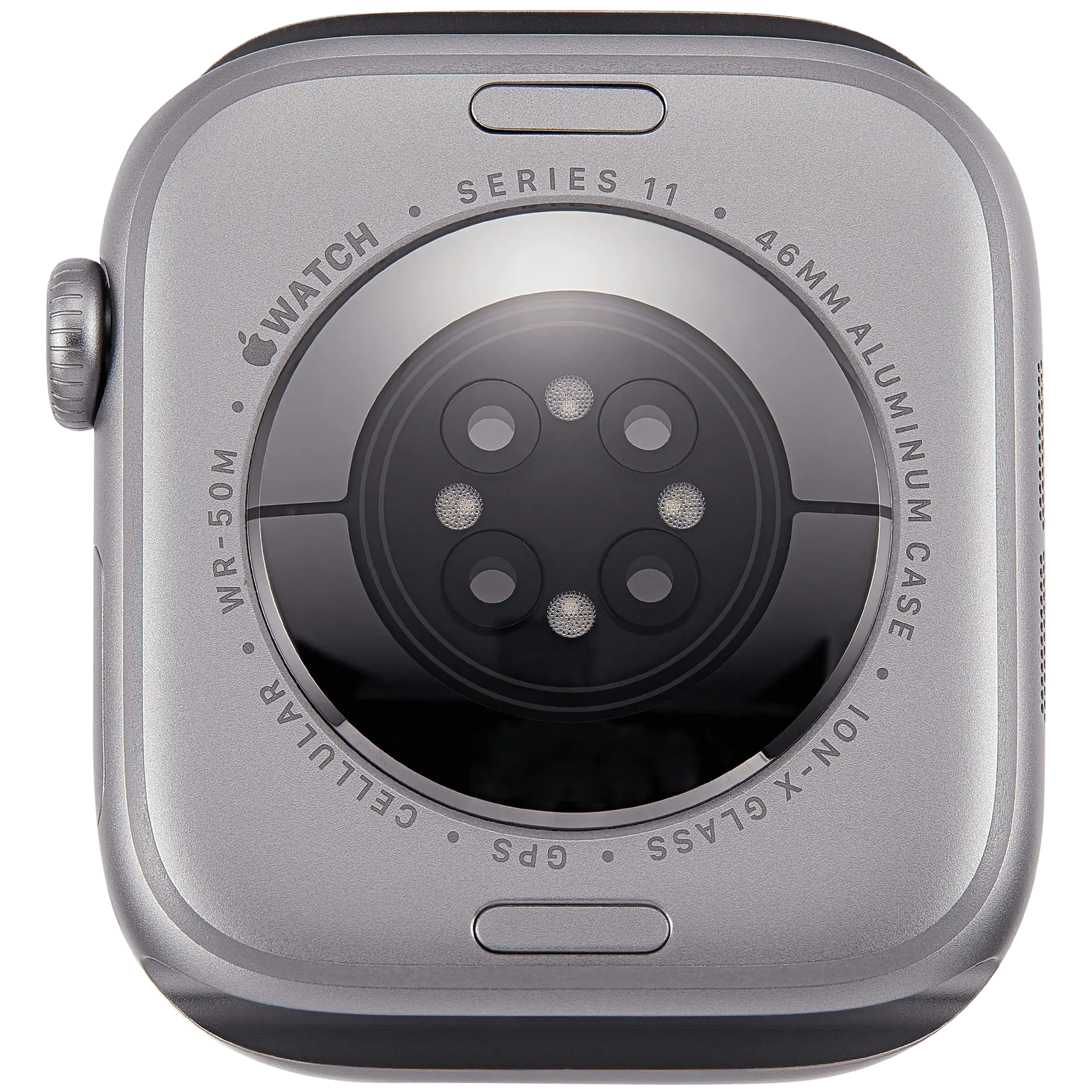 Gehäuse Baugruppe für Watch Series 11 (46MM) (ausgebautes Originalteil: Grade A) (Cellular Version) (Aluminium / Space Gray) – Bild 3