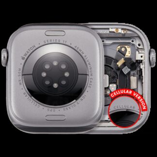Gehäuse Baugruppe für Watch Series 11 (46MM) (ausgebautes Originalteil: Grade A) (Cellular Version) (Aluminium / Space Gray)